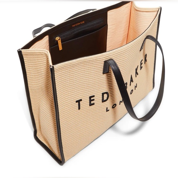 New! Ted Baker London Tan and Black Bag - Picture 4 of 10